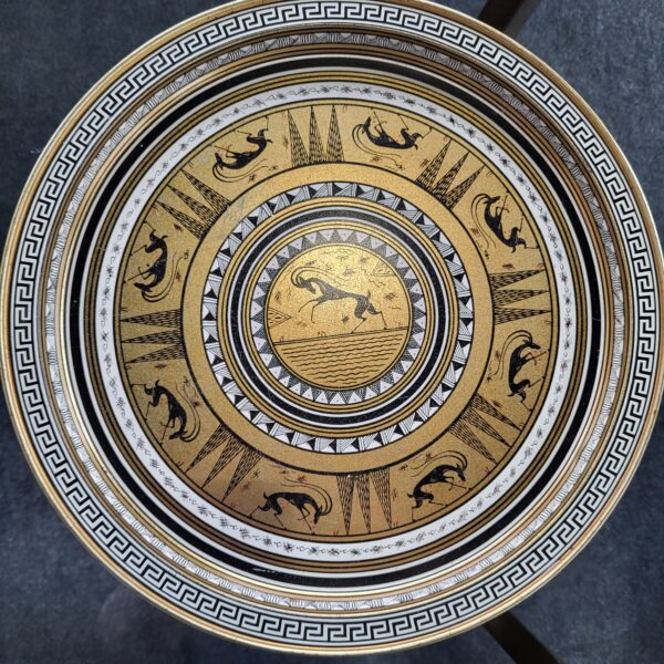 grecian metal tray